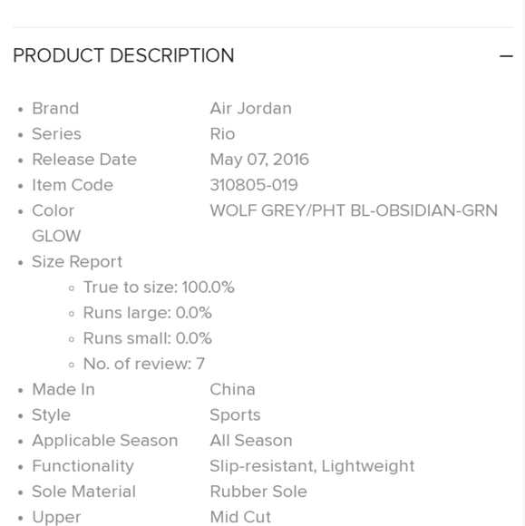 Jordan 10 Rio Retro Basketball Shoes/Sneakers size 8.5 - Picture 4 of 10